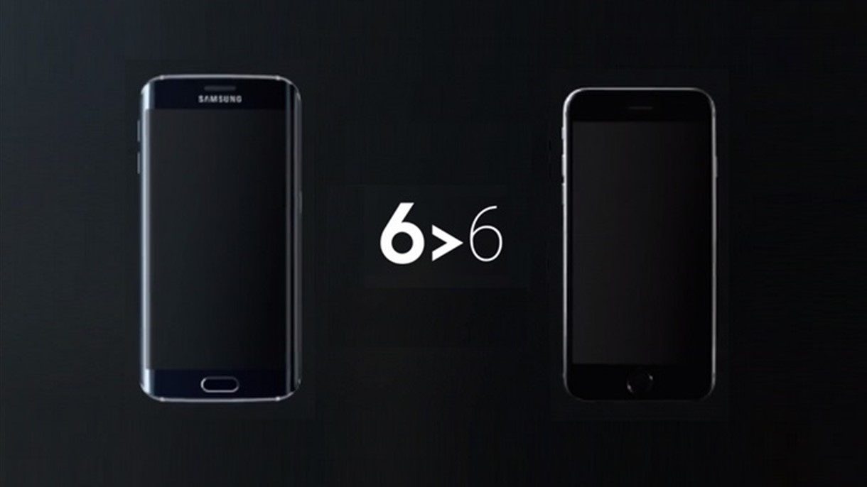 سامسونغ وآيفون 6 أكبر من 6 !!!