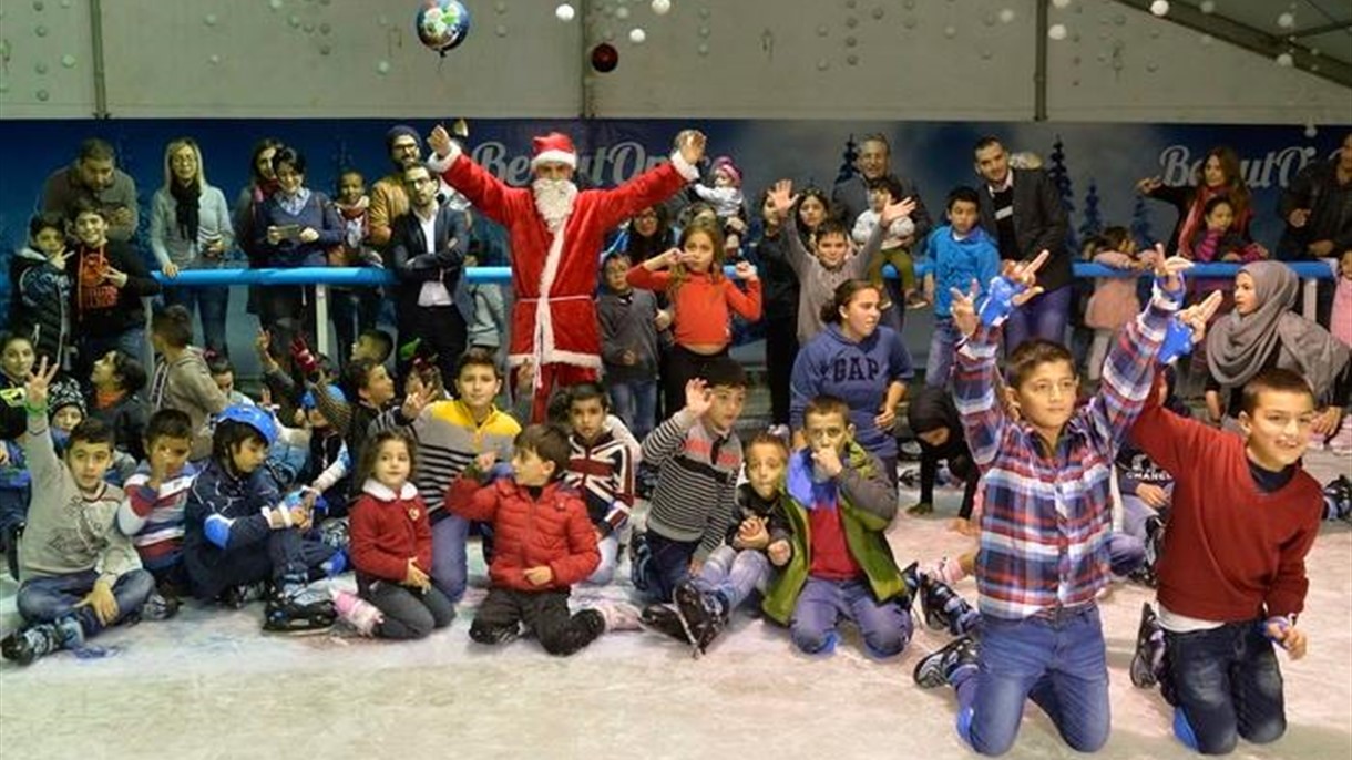 أطفال IRAP وتجمّع الرهبانيّات النسائيّة يفتتحون موسم Beirut on Ice