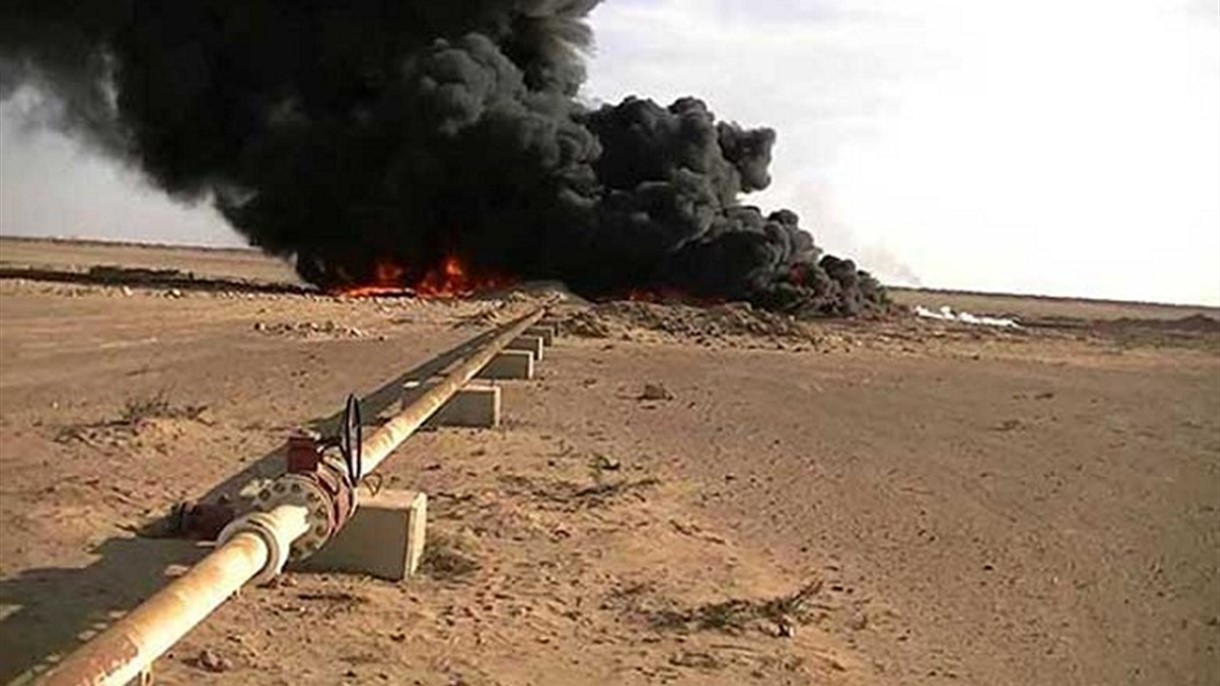 حريق يتسبب بتراجع إنتاج النفط في كردستان