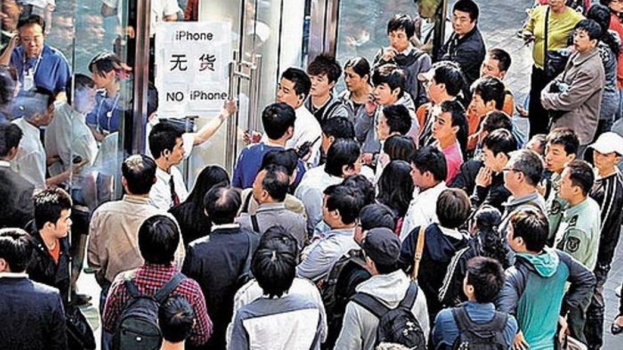 مبيعات آيفون في الصين تسبق اميركا لاول مرة