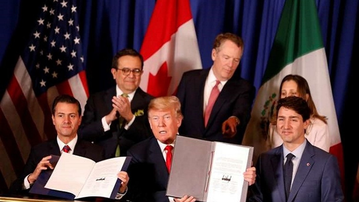 اتفاقية تجارية جديدة بين أميركا والمكسيك وكندا