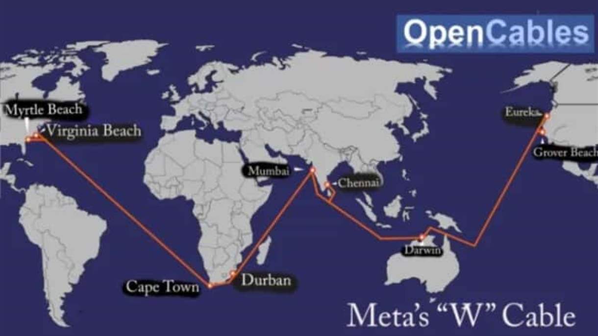  ميتا تخطط لبناء أكبر شبكة كابلات بحرية في العالم