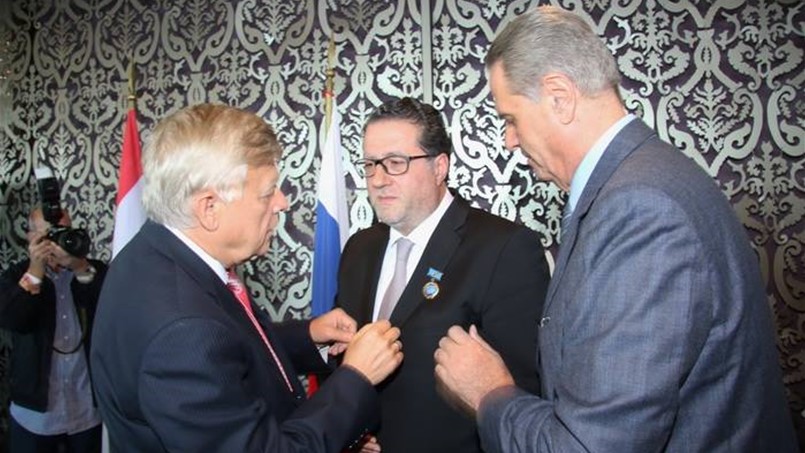 رئيس اتحاد الغرف محمد شقير ينال وسام الصداقة من روسيا