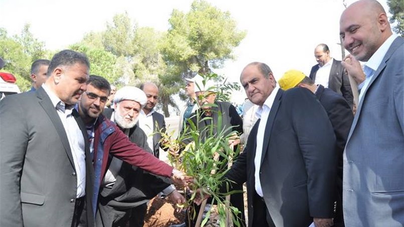 الوزير طارق الخطيب يرعى حملة المليون شجرة في النبطية