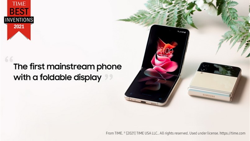 سامسونغ Galaxy Z Flip3 5G ضمن أفضل 100 اختراع لـ 2021