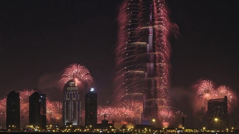 دبي تنجح ليلة رأس السنة مرتين